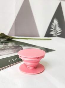 Airbag Phone Grip With Extension Bracket, Phone Holder Stand Korea Plain Phone Grip Phone Ring Holder Stand Retractable Bracket For Mobile Phones And Tablet Compatible With IPhone, Android Phone, Gift For Birthday, Family, Friends Push-Pull Phone Grip, Phone Accessories