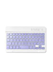 Leicht, tragbar und leise 7-Zoll Kabellose Tastatur und Maus Set, kompatibel mit mehreren Systemen wie Laptop, Tablet, Handy für Büro, Gaming, wiederaufladbar, funktioniert mit Windows, Android