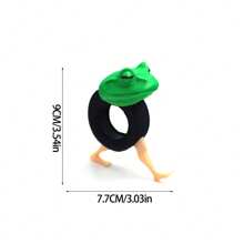 Beweegbare arm en scharnierende figuur sleutelhanger