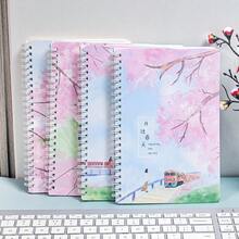 4 本书，1 套 A5 线圈书，开学季封面硬面学生用品书，学校奖励书，笔记本书，卡通线圈书，记事本书，可爱学生文具，纸质学生奖品，用于学校用品，开学 - A5 - 查看 4