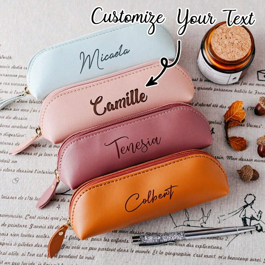 1 件个性化笔袋、笔筒、开学季礼物、教师节礼物、个性化礼物、教师礼物、员工礼物、公司礼物、学校用品 - 彩色 - 查看 1