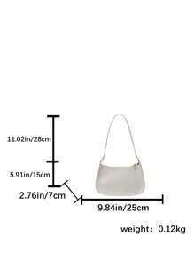 Bolso de hombro tipo tote de estilo minimalista y de moda, bolso de mano vintage retro, bolso de mano ligero y de alta calidad con cremallera, bolso baguette multifuncional de gran capacidad, estilo chic europeo y americano, adecuado para fiesta, viaje al trabajo, almacenamiento de cosméticos
