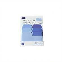 60pcs Colorful Gradient Index Sticky Notes, Index Memo Pads, Planner Tools Reusable Memo Stickers G489
