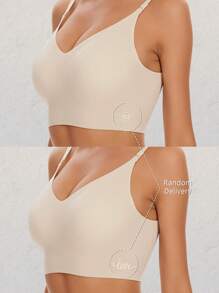 Sujetador sin costuras, sin espalda y sin tirantes para mujer - Taza delgada y transpirable, tirantes ajustables y convertibles, soporte ligero (ideal para talla A/B) - Boda, vestido formal, camiseta interior, ropa de verano, lencería nupcial