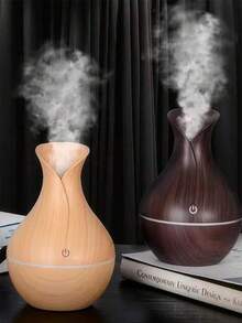 130毫升USB香薰加湿器，带彩色灯光，迷你家用超声波加湿器，毕业/生日礼物 - 彩色 - 查看 2
