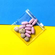 5pcs/10pcs/20pcs/30pcs/50pcs/100pcs Reusable Medicine Storage Bags, Zipper Medicine Bag Set, Bait Bag Jewelry Storage Bag, Self-Sealing Medicine Storage Device And Travel Accessories