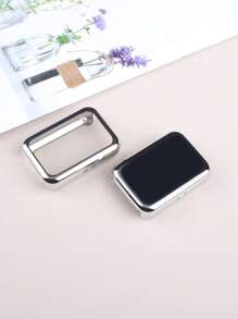 4 Stück Rundumschutz Uhrentasche kompatibel mit Samsung Galaxy Fit 3 Hülle für Herren und Damen, Vierfarbkombinations-Set, modisch, sportlich, stoßfest und kratzfest, weiche TPU-Hülle, empfindliches Touchfeld, leicht zu tragen, Ersatz-Schutzhülle