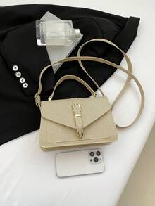 纯色简约时尚手提包，学生大学街头休闲斜挎包，鳄鱼纹毛毡斜挎包，经典新月形单肩包，女士时尚流浪包手提包和钱包