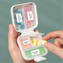 热敏标签打印纸，白色方形自粘式热敏纸，兼容 M110 M120 M200 M220 标签打印机的热敏标签，白底黑字，1 卷/盒，学校用品，返校