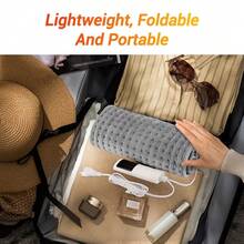 Hailicare Multifunctional Heating Pad Waist Belt | 9 Temp 4 Timer | Water-Fire Resistant | Quick Heat | Ultra Soft Flannel | Upgraded Hook-And-Loop | Machine Washable | Overheat Protection - EU C Type Plug(220-240V) - View 8