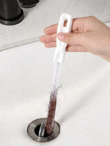 3pcs Creative Plumber Drain Snake Cleaner Brushes, Bendable For Hair Catcher Remover And Cleaning Kitchen Sink, Bathroom Drain Clog Remover - Efficient Home Cleaning Tools, Household Decor (Random Colors) - Multicolor - View 7