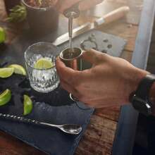 AUXOM Kit 10 Barman Coqueteleira Boston 750ML Com Palete