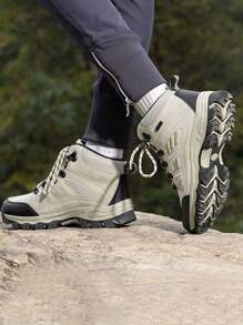 بوت تسلق جلدية للأزواج للخارج، بوت رياضية للجبال للرجال والنساء، مناسبة للتنزه والتخييم والتسلق الوعر (المقاسات صغيرة، يرجى اختيار مقاس أكبر بمقدار مقاس واحد عند الطلب)