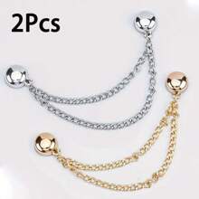 2/3/4/6/8/10/12pcs Magnetic Waist Cincher Clips, Adjustable T-Shirt Hem Clips, Perfect Fit, Metal Snap Buttons, Available In White/Gold/Black