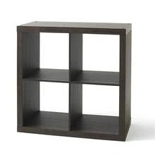 Caja de almacenamiento con cuatro compartimentos - Roble de tabaco - Ver 5