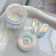 0.3克/片 天空镜面全息指甲粉 仙女极光变色龙粉 “天空系列”指甲油 - 彩色 - 查看 22
