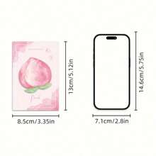 120pcs (4 Books) Creative Realistic Peach & Kiwi Fruit Shaped Memo Pads, Multi-Functional Diary Decor, Memo Notes, School & Office Supplies