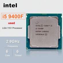 intel Used Core I5 9400F 2.9GHz Six-Core Six-Thread CPU 65W LGA 1151 Processor