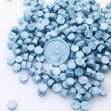 100pcs/Pack Metal Wax Seal Beads, Octagonal, For Envelope Seals, Wedding Invitations, Gift Packaging - Multicolor - View 22