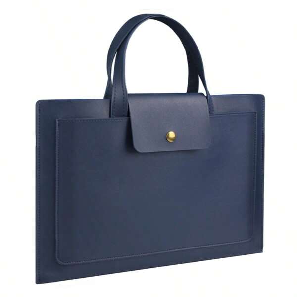 Laptop Case Sleeve Laptop Briefcase Waterproof Leather Laptop Tote Messenger Bag Slim PC Carrying Case For Notebooks