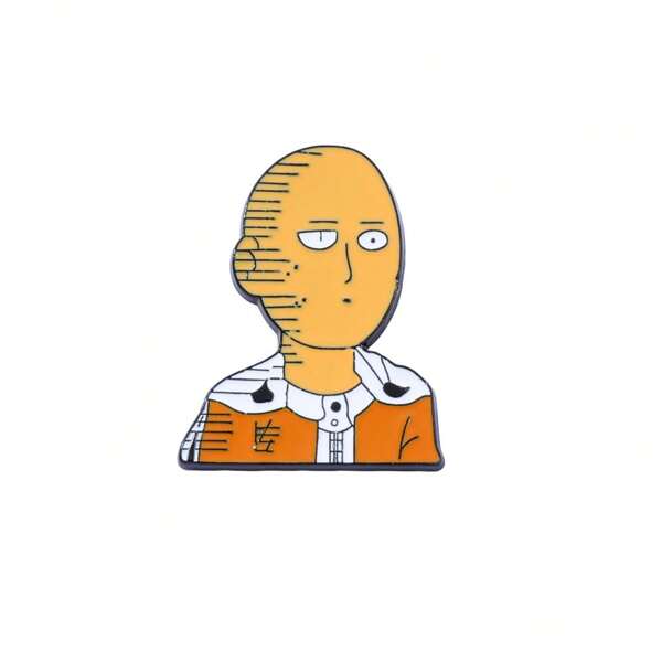 bandai Bandai 1 st. creatieve cartoon broche schattige Saitama emaille pin metalen badge sieraden kleding rugzak accessoires cadeau voor vrienden