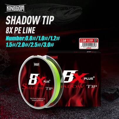  Kingdom Micro 8X+ 钓鱼线 8 股编织 PE 150m 300m 日本光滑复丝钓鱼线 PE 线海水钓鱼