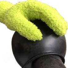 1 Pair Super Microfiber Plant Duster Gloves - Soft Blue Cleaning Gloves, Suitable For Indoor Plants, Blinds, Furniture And Home Surfaces, Gentle Leaf Care And Dusting, Indoor Cleaning Gloves | Comfortable Fitted Gloves | Gentle Cleaning Material, Cleaning Gloves - Multicolor - View 4