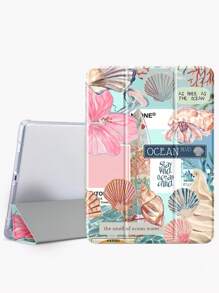 Une magnifique et mignonne coque de protection en forme de fleur de conque, avec un design résistant aux chocs, convenant aux étuis de protection pour iPad de 7e, 8e et 10e génération (10,2 pouces). Avec fente intégrée pour stylet et fonction de veille/réveil. Un cadeau idéal pour les fêtes et le nouvel an.