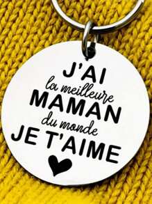 1pc Spanish Mother's Day Gift For Mom Thanksgiving Gift For Mom's Birthday Women's Day Gift Keychain Valentine's Day Car Accessories Bag Charm School