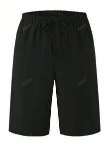 Short décontracté femme de couleur unie et ample