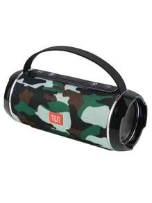 T&G سماعة بلوتوث لاسلكية محمولة قوية بقوة 10 واط، مقاومة للماء والسقوط، مزودة بحزام للحمل، تحتوي على بطارية ليثيوم وتدعم إدخال البطاقات والفلاشة، مزودة بمضخم صوت