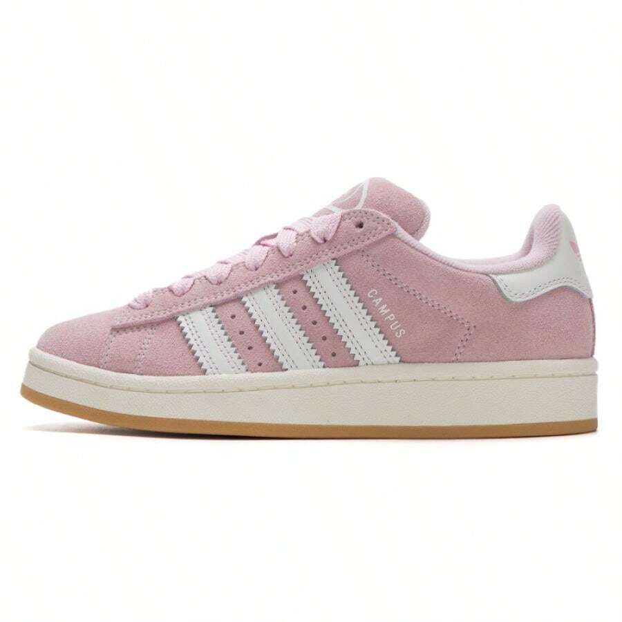 Adidas 男鞋女鞋休閒鞋CAMPUS 00s W日常通勤舒適輕便運動休閒鞋JQ5751 - 清澈粉/亮白色 - 查看 1