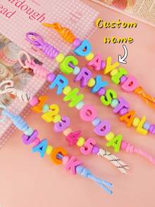 1 件定制颜色亚克力字母钥匙扣，精致独特的钥匙扣，时尚，个性化，首字母姓名标签，适合送给朋友的返校礼物，父亲节/母亲节礼物，生日礼物，个性化礼物，适合周年纪念礼物 - 彩色 - 查看 2