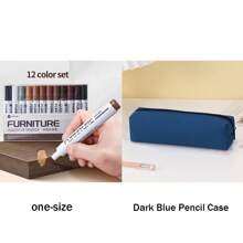 12pcs Furniture Repair Marker Pen Set, Repairing Scratches, Cracks, And Nail Holes On Wood Floors And Furniture, Waterproof And Durable,Back To School Supplies, School Stuff, First Day Of School