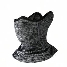 1pc Unisex Sports Neck Gaiter, Breathable Face Mask, Suitable For Cycling, Driving And Outdoor Activities, Comfortable Cool Fabric, Outdoor Sports Travel Dust Scarf, Moisture-Wicking, Reflective Stripe Design - Multicolor - View 10