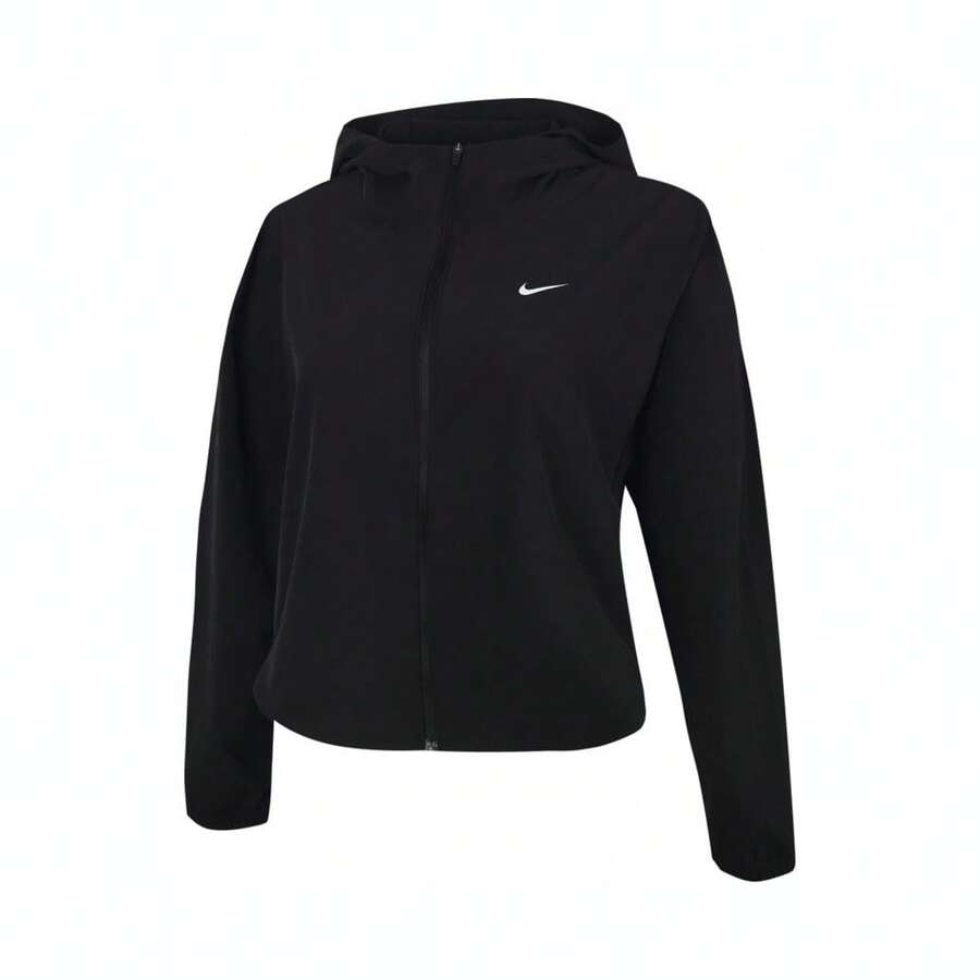 Nike 女士 AS W NK ONE DF WVN JKT CPSL SP 夹克 梭织连帽夹克 IH8601-010 - 黑色 - 查看 1