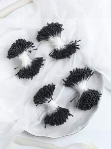 1pc Artificial Flower Stamens - Double-Headed Flower Stamens 2.36in, No Battery Required, Suitable For Weddings, Christmas, Flower Arrangement Decoration, DIY Sewing, Floral Decoration, Artificial Flowers, Wedding Decoration And Handicrafts - Home Floral Decoration Products - Plastic Material, Christmas Handicrafts, Elegant Decoration - No Container, No Electricity Required