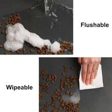 1pc Pet Placemat With Dog Print, Quick Dry Pet Feeding Mat, Easy To Clean, Suitable For Pets All Year Round, Dog Cage Mat, Cat Cage Mat, Pet Cage Pad - Multicolor - View 11