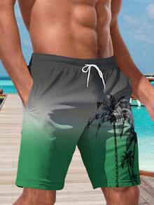 3D Print Men's Shorts, Fashionable Casual Appearance, Luxurious Feel, Drawstring Waistband, Perfect Choice For Summer Outings - Multicolor - View 3