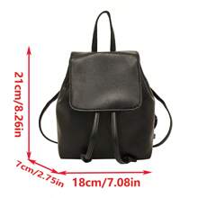 Simple Solid Color Backpack, Versatile Drawstring Storage Backpack, Mini Women's Simple Bag, Backpack, Large Capacity, Laptop Compartment, Portable, Suitable For Girls And College Students, Very Suitable For Offices, Universities And Schools And Travel