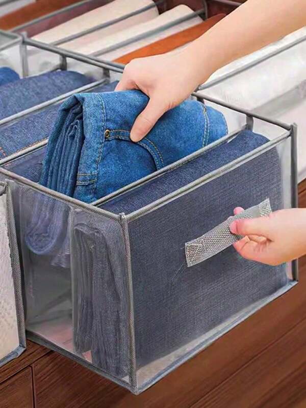 Organizador de armario de 9/7 celdas, caja de almacenamiento de cajones lavable para dormitorio, almacenamiento familiar, organización de ropa de mujer - Camisetas, pantalones, vestidos de invierno, camisas, monos, vestidos de primavera, tops de verano minimalistas