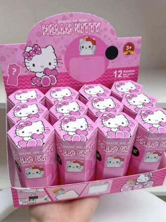 Sanrio "Sanrio Hello Kitty Blind Box Mystery Figure Set - Cute Kawaii Collectible Mini Statue For Desk Decor, Anime Fans & Gifts (12 Styles Random, PVC Material) | Mystery Box I Kawaii Home Decor | Anime Lover Gift | Cute Office Desk Toy"