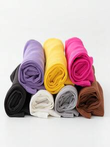 paquete de 7 polainas de 3/4 para niñas, apropiado para edades de 3 a 12 años, para todas las estaciones - Multicolor - Ver 3