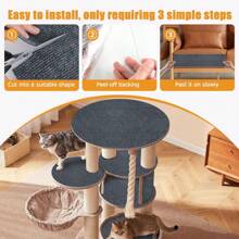 Cat Scratching Mat Self-Adhesive Trimmable Carpet Cat Scratching Post Carpet For Anti-Scratching Sofa Furniture Protection