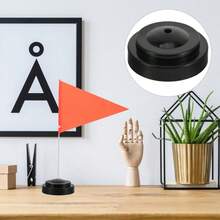 TLL  6pcs Mini Flag Holder Stands For Small Flags For Office Table Use Parties Decorations Festivals With Simple StructureTLL