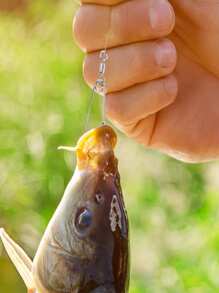 GOTURE Goture 5 Peças Clipes de Engate de Pesca, Giratórios de Alta Resistência em Aço Inoxidável, Acessórios para Pesca de Gato com Rolamento de Esferas, Giratório de Barril Rotativo para Água Salgada e Água Doce