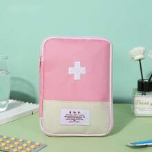 Modische tragbare Handtasche für Medizin für Zuhause und auf Reisen, Erste-Hilfe-Tasche, Tasche für Medizin- und Seuchenschutzutensilien, große tragbare kleine Medizintasche, kleine tragbare Medizintasche, kleine Aufbewahrungstasche, praktische Medizintasche, Mehrzweck