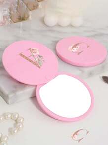 Specchietto da tasca scorrevole con lettere iniziali floreali in oro da A a Z stampate, specchio compatto portatile, specchio per il trucco, specchio da toilette, specchio da viaggio, mini specchio da mano, specchio per il trucco per uso quotidiano, viaggio e feste, un piccolo regalo carino e divertente, necessario per il ritorno a scuola, regali per la stagione dei balli di fine anno, per uso quotidiano, appuntamenti, compleanni, festività, ritorno a scuola, estate, vacanze, spiaggia, viaggi, pendolarismo, regalo per la laurea