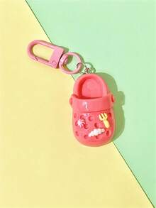 6pcs/Set Colorful Mini Slipper Keychain Cute Cartoon Sweet Small Shoes Pendant Bag Accessory, Suitable For Daily Matching, Party Gifts Gifts For Mother, Father, Graduation, And Teacher - 6-pack Colorful Slippers Keychains - View 9