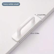 2 件免钻孔窗户和门拉手，简约外观，适用于橱柜抽屉、衣柜、冰箱、玻璃门 - 彩色 - 查看 12